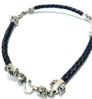 Collier Manuel Bozzi in Argent COLL CUOIO E ARGENTO - COLL CUOIO E ARGENTO